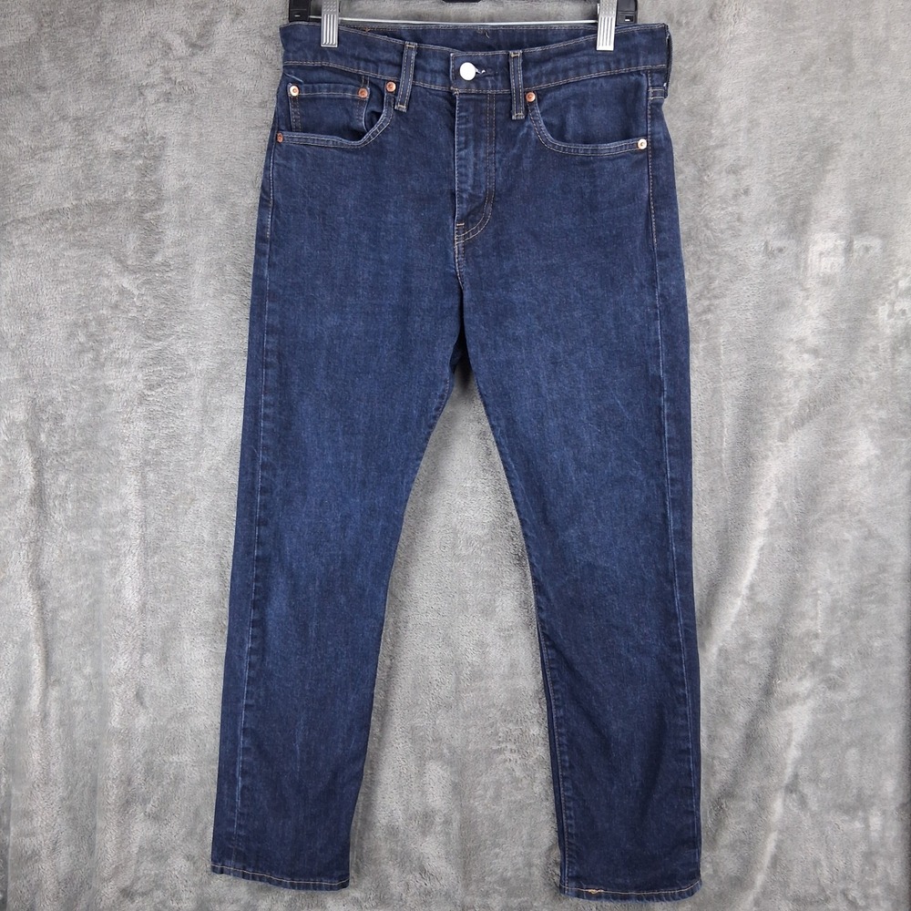 Levis Premium 502 Taper Fit Jeans Mens 31x30 Dark Wash Indigo Denim 29507-0280